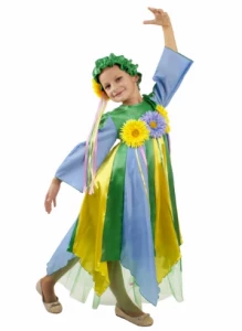 Детский карнавальный костюм «Весна» для девочек