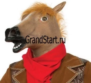 Карнавальный костюм «Конь в пальто» коричневый для взрослых