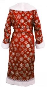 Новогодний костюм «Дед Мороз» (красный) для взрослых