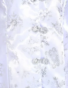 Новогодний костюм «Снегурочка» (белая) для взрослых