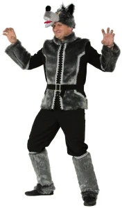 Маскарадный костюм «Серый Волк» мужской