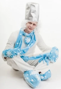 Карнавальный костюм «Снеговик» для взрослых
