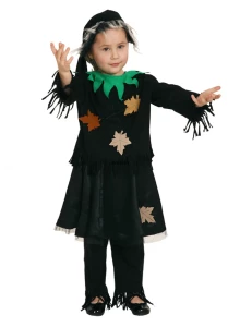 Детский карнавальный костюм «Кикимора» для девочки