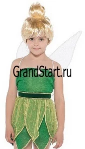 Детский карнавальный костюм Фея «Динь-Динь» Disney (зелёная) для девочек