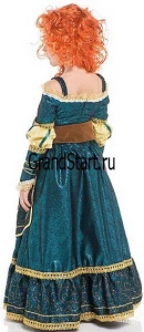 Детский карнавальный костюм Принцесса «Мерида» для девочек