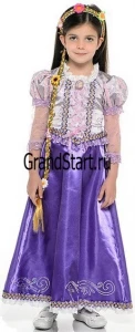 Детский карнавальный костюм Принцесса «Рапунцель» для девочки