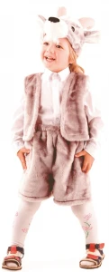 Детский карнавальный костюм «Козлик» серенький для мальчиков