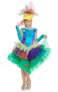 Детский карнавальный костюм «Хлопушка» новогодняя для девочек