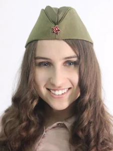 Пилотка солдатская военно-полевая времен СССР ВОВ для детей и взрослых