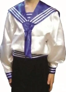 Гюйс моряка «Морской волк» форменный матросский воротник детский для мальчиков и девочек