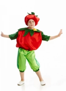 Детский карнавальный костюм «Помидор» для мальчиков и девочек