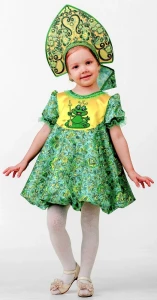 Детский маскарадный костюм «Царевна-Лягушка» для девочки