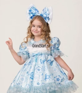 Детский карнавальный костюм Мальвина «Сказочная» для девочек