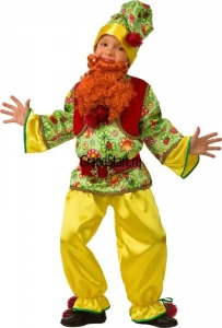 Детский карнавальный костюм Гном «Сказочный» для мальчиков и девочек