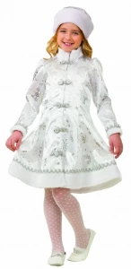 Детский новогодний костюм «Снегурочка» для девочки