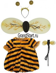 Детский маскарадный костюм «Пчелка» для девочки