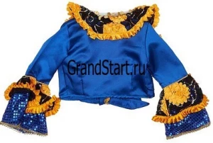 Детский карнавальный костюм «Цыганка-Гадалка» синяя для девочек