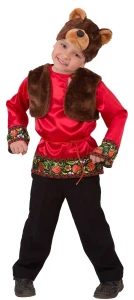Детский карнавальный костюм Медведь «Захарка» для мальчиков