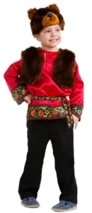 Детский карнавальный костюм Медведь «Захарка» для мальчиков
