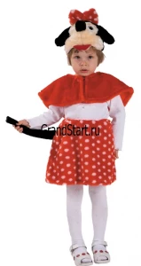 Детский карнавальный костюм Мышка «Минни Маус» для девочек