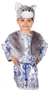 Детский карнавальный костюм Котик «Макарка» для мальчиков
