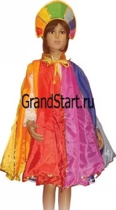 Детский карнавальный костюм «Радуга» для девочки