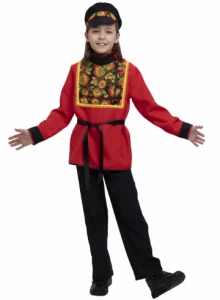 Детский костюм Русский Народный «Хохлома» для мальчика