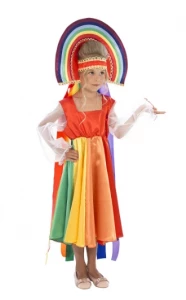 Детский карнавальный костюм «Радуга» для девочек