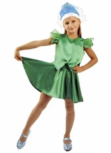 Детский карнавальный костюм Цветок «Колокольчик» для девочек