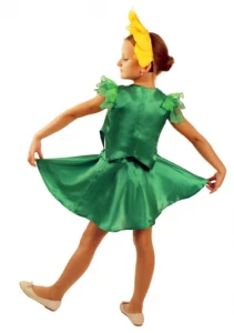 Детский карнавальный костюм Цветочек «Подсолнух» для девочек