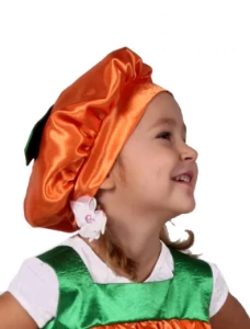 Детская карнавальная Шапочка «Тыква» для девочек и мальчиков