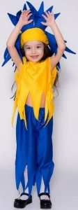 Детский карнавальный костюм Цветок «Василёк» для мальчиков и девочек