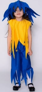 Детский карнавальный костюм Цветок «Василёк» для мальчиков и девочек