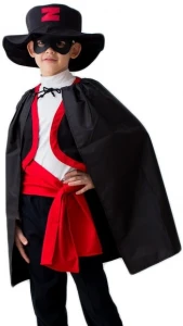 Детский карнавальный костюм «Зорро» (люкс) для мальчиков