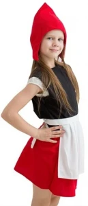 Детский карнавальный костюм «Красная шапочка» для девочки