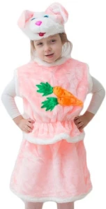 Детский карнавальный костюм «Кролик» для девочек