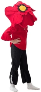 Детский карнавальный костюм Цветок «Мак» для девочек и мальчиков