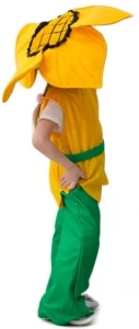 Детский карнавальный костюм Цветочек «Подсолнух» для мальчиков и девочек