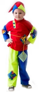 Карнавальный костюм «Скоморох» для мальчиков и девочек