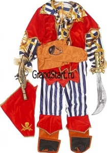 Детский карнавальный костюм Пират «Морской» для мальчиков
