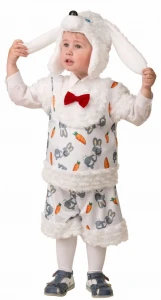 Детский карнавальный костюм Зайчонок «Плутишка» для девочек и мальчиков