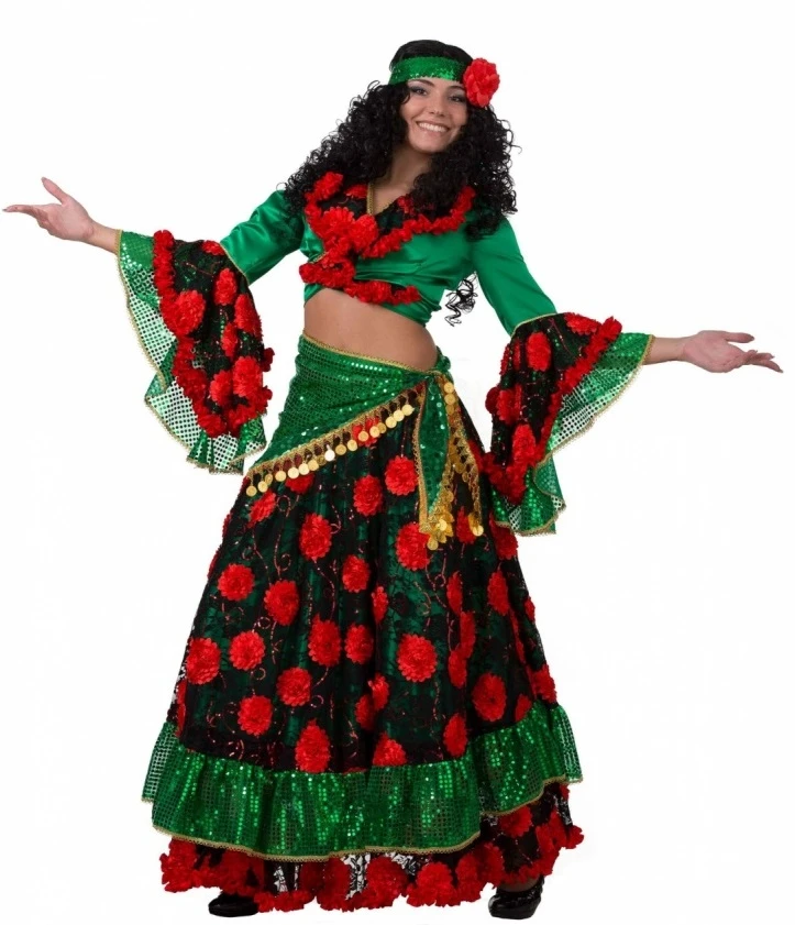 Карнавальный костюм Национальный «Цыганка» для взрослых