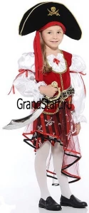 Детский маскарадный костюм «Пиратка» для девочек