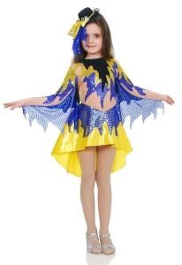 Детский карнавальный костюм Птичка «Синичка» для девочек
