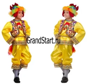 Детский карнавальный костюм Петушок «Кукарека» для мальчиков и девочек