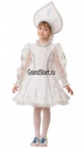 Новогодний костюм «Снегурочка» для девочек