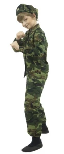 Детский карнавальный костюм Военный Солдат «Пограничник» для мальчиков