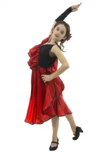 Детский карнавальный костюм «Испанка» подростковый для девочек