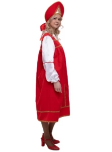 Карнавальный Русский Народный костюм «Василиса» женский для взрослых
