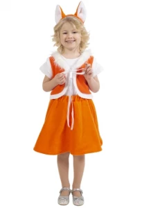 Детский карнавальный костюм «Лиса» для девочек